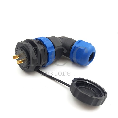 SD20 2-12pin 90Grad Winkel IP67 Wasserdicht Stecker, LED Stromkabel Stecker - Bild 4 von 12