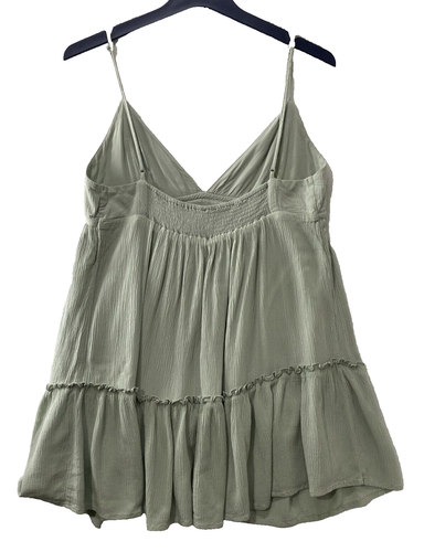 Garage Damen Stufen Babydoll Minikleid verstellbare Spaghettiträger Gr. M - Bild 2 von 10