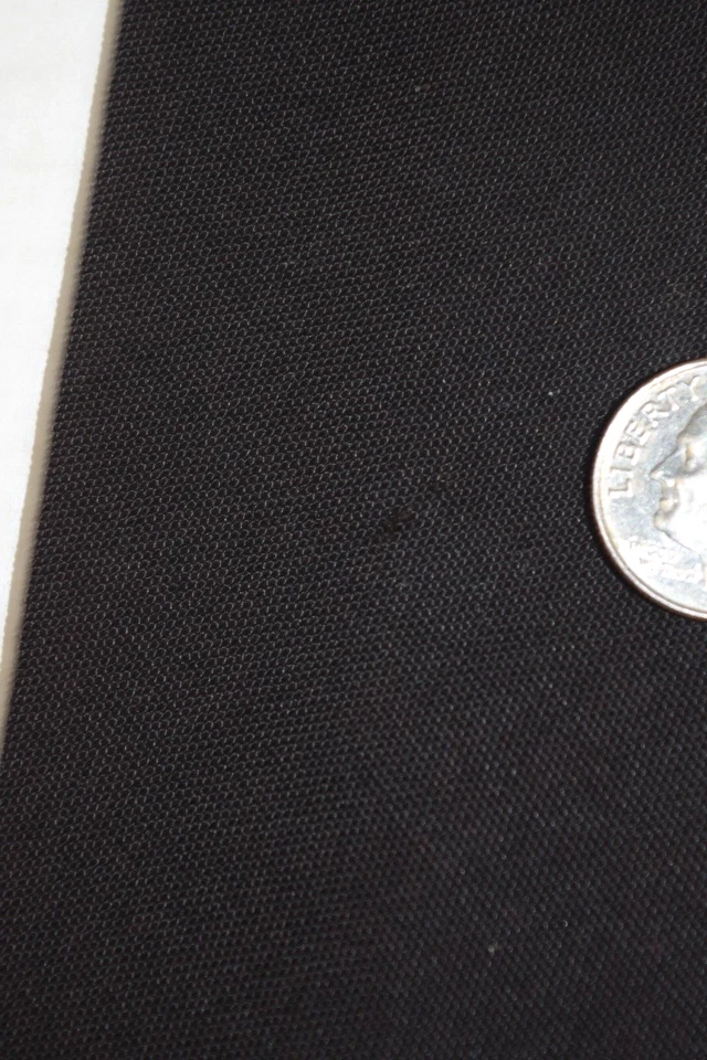 Neck Tie VTG Superba 20s 30s Solid Charcoal Rayon Tie 52.5" x 2.75" - Image 4 of 4