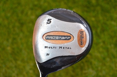 Wilson ProStaff Multi Metal 5 Wood 21* LH 42.5" Graphite Stiff New Grip