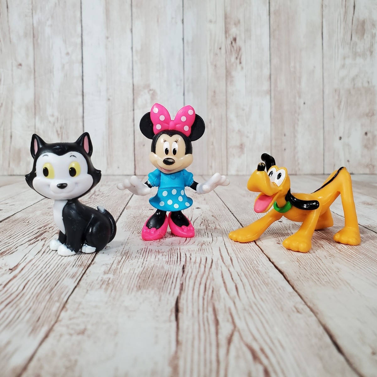 Disney Minnie Mouse Figaro & Pluto Action Figure Miniature