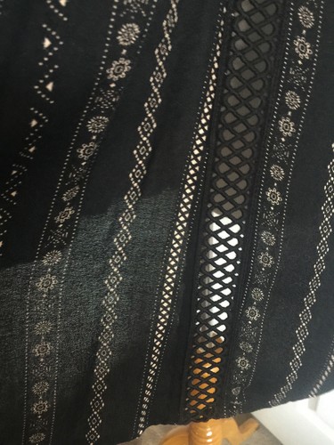 Vintage Havana Long Sleeve Black Oversize Tunic Blouse Size Small NWOT - Picture 10 of 11