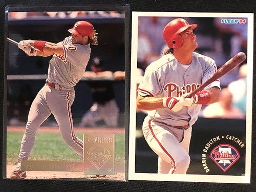 MLB - Darren Daulton 1994 Donruss Gold Special Edition & 1994 Fleer - Phillies