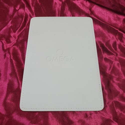 Authentic New Omega Watch Leather Card Wallet White 6 Slot Cards 4x6 Inches - 第 9/11 張圖片