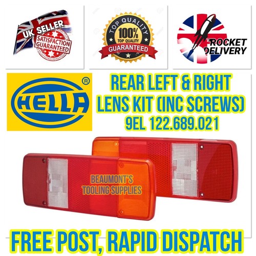 HELLA Rearlight Lens Left Right 9EL 122 689-021 Fits Transporter 2.5 *FREE POST*
