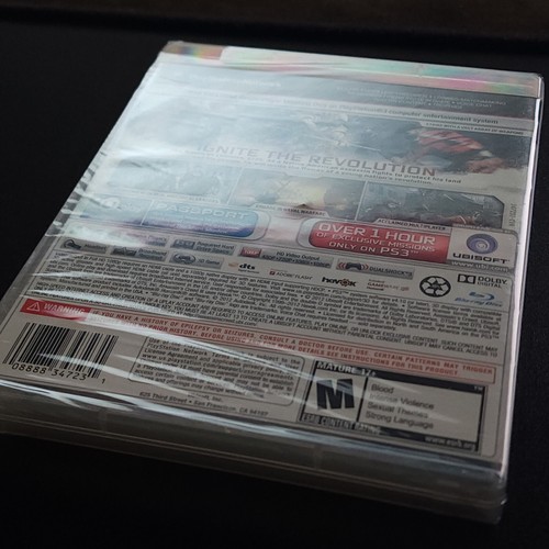 Assassin's Creed III PS3 New, Sealed, Y-Fold, Slight Package Imperfection - Picture 11 of 12