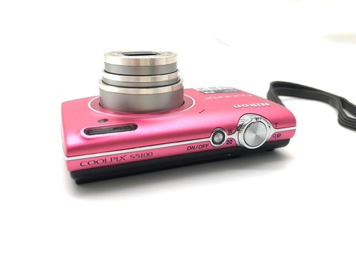 【MINT Nikon COOLPIX S5100 Pink 12.2MP 5x Digital Camera Japan w/charger - Picture 9 of 12