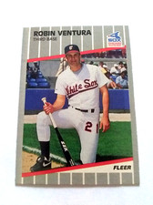 1989 Fleer Update Baseball Robin Ventura Rookie Card # U-23 Factory Set Break
