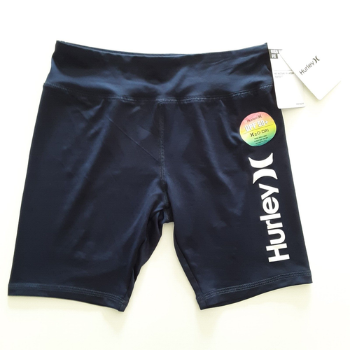 Hurley Mädchen Gr. L H2O-Dri Beach Active Bike Shorts Midnight Navy Gummibund - Bild 1 von 8