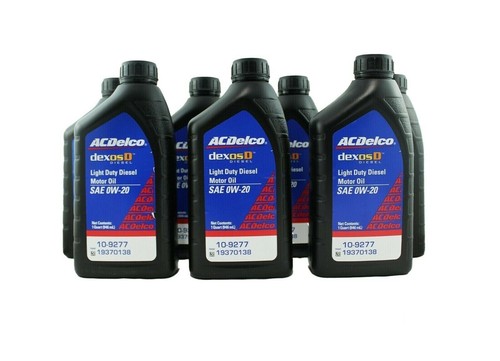 7x AC DELCO 3.0L LM2 DURAMAX DIESEL 0W-20 DEXOS D APPROVED OIL 19370138 10-9277 - Picture 1 of 2