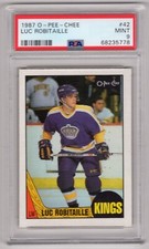 LUC ROBITAILLE RC 1987-88 O-PEE-CHEE 87-88 NO 42 PSA 9     92055