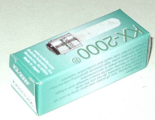 Bulbrite Kypton/Xenon T3 20W 120V Frost BA15D DC KX-2000 KX20FR/DC KX20FRDC - Picture 2 of 4