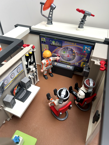 Playmobil Top Agents Hauptquartier 4875 und Auto 4876, fast vollständig - Bild 4 von 13