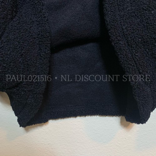 Suéter suéter de lana térmica para hombre HI-TEC 1⁄4 cremallera ~ negro/marino ~ M L XL XXL - Imagen 8 de 13