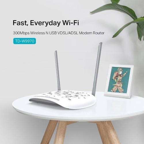 TP-Link TD-W9970 300Mbps Wireless N VDSL/ADSL Modem Router - 4 Ports - UK Plug - Picture 3 of 3