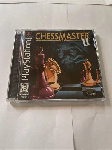 Chess Master II Playstation 1 PS1 w/ Original Case & Manual Black Label! TESTED!