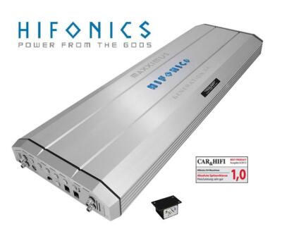 HIFONICS X4-MAXXIMUS Class D Digital 2-Kanal Subwoofer Verstärker 6000 W/RMS 