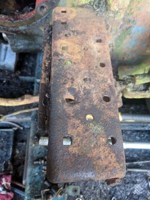 REMOVED FROM FORDSON MAJOR O//S FOOT PLATE BRACKET BRAKE PEDAL SIDE