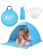 Active Era® Pop Up Beach Tent 1-2 Persons - Rated UPF 50+ for UV Sun Blue 