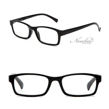 Clear Lens Fashion Glasses Simple and Stylish No Logo Solid Thin Frame Unisex 