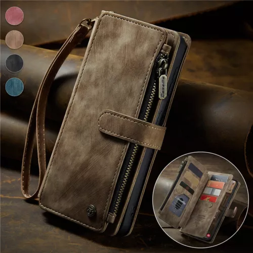 For Samsung S25 S24 S23 FE S22 S21 Detachable Magnetic Cover Leather Wallet Case - Picture 5 of 63