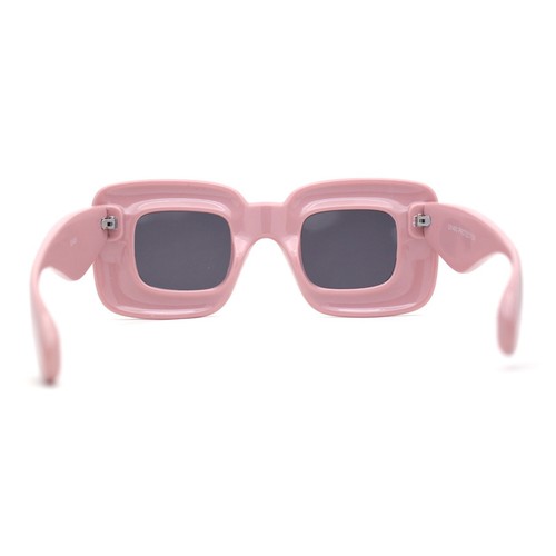 Gafas de sol rectangulares súper gruesas para mujer - Imagen 14 de 47