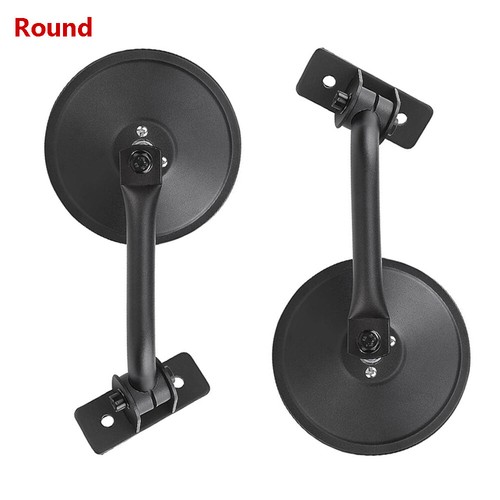 Specchietti Rotondi Cerniera Porta Fuori Lato Specchio Posteriore Per Jeep Wrangler TJ JK JKU - Foto 3 di 9