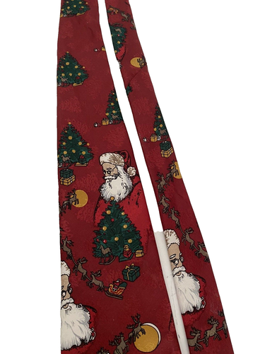 Vintage Don Loper of Beverly Hills Krawatte "Merry Christmas" - Bild 8 von 9