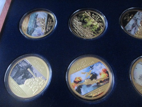 Windsor Mint 75th Anniversary of WWII Commemorative Boxed Coin Set with COA - Picture 4 of 10