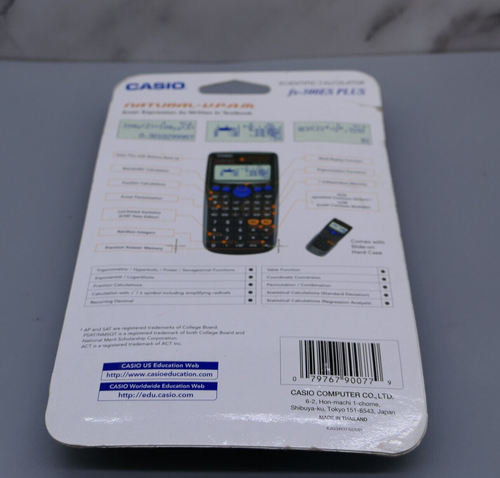 CASIO FX-300ES PLUS SCIENTIFIC Calculator VPAM Black New Sealed - Picture 3 of 5