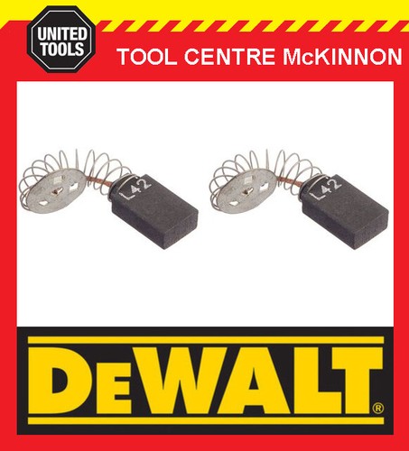 GENUINE DEWALT 145323-06 CARBON BRUSHES – SUIT DW703, DW708, DW718 ETC - Picture 1 of 2