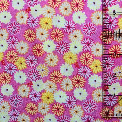 Easter Fabric Fat Quarter 5 Pack 100% Cotton Coordinating Fabrics Brights Pinks - Picture 7 of 11