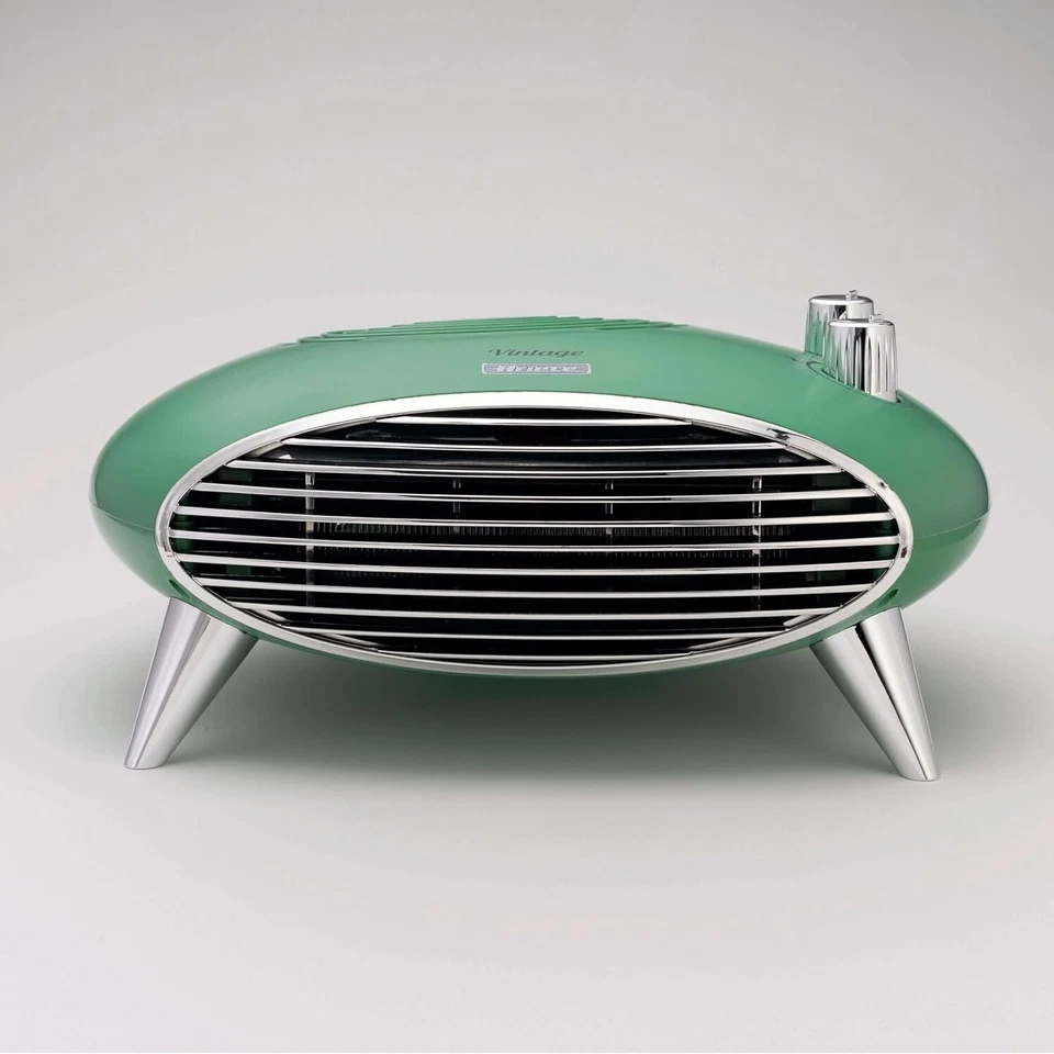 Ariete 8211 Termoventilatore da tavolo, 200W, termostato, Verde - Rotex - Immagine 2 di 4