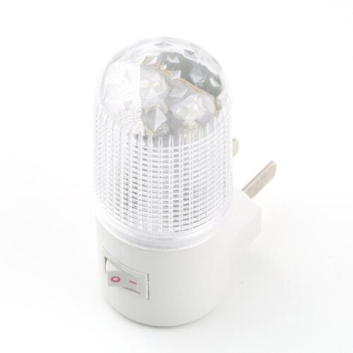 3W Plug Night Light Bedside Lamp Wall Mounted 4 LED Bedroom Lighting Bright Bulb - Picture 8 of 11