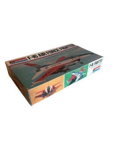 Monogramma F-16 Air Force Fighter scala 1/72 kit modellino plastica non assemblato - Foto 8 di 12