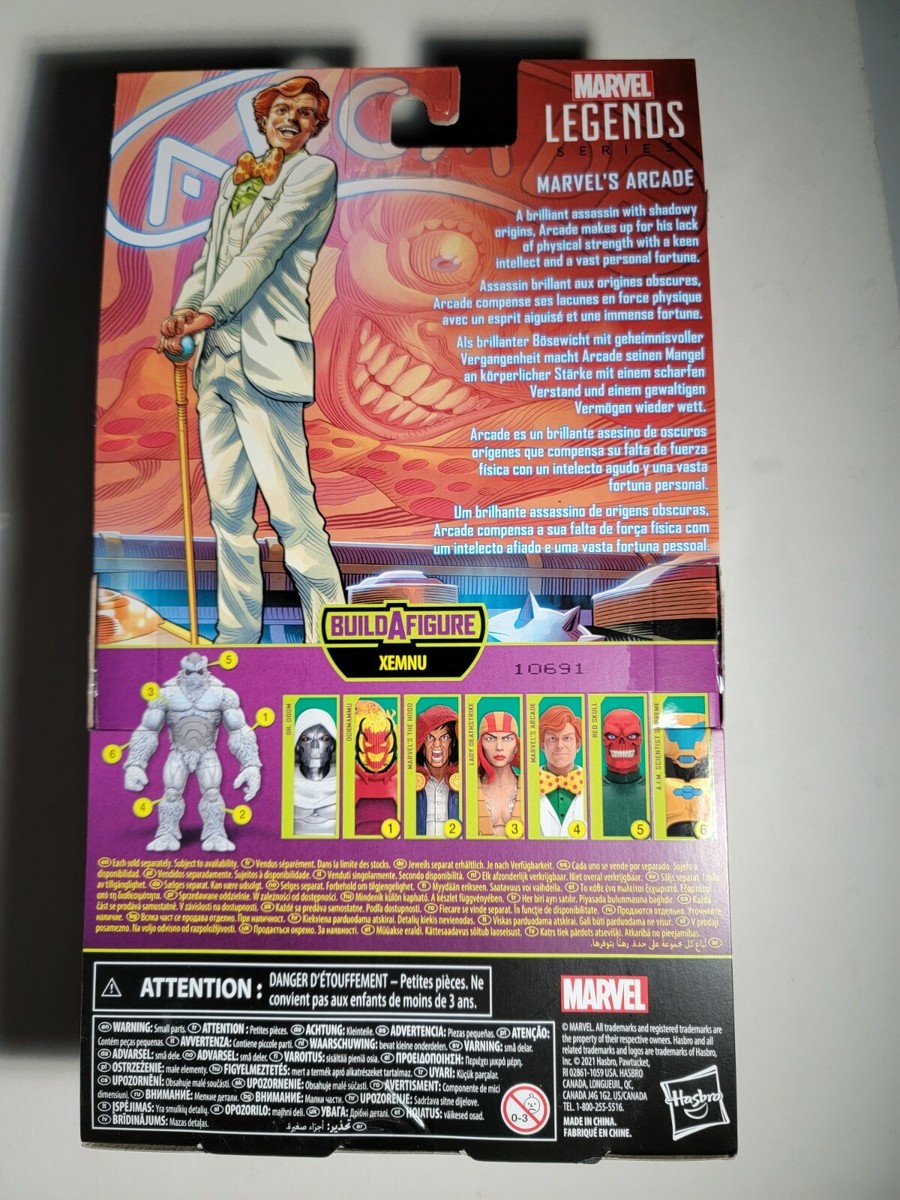 Marvel Legends Villains 2021 Wave ARCADE 6in Figure BAF Xenmu | eBay
