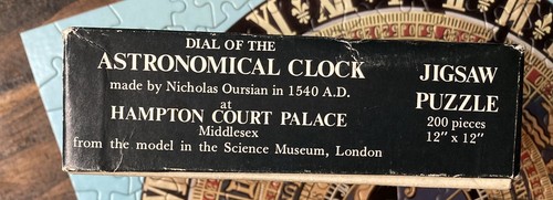 SELTENE Hampton Court astronomische Uhr 200-teiliges Puzzle Wissenschaftsmuseum London - Bild 4 von 5