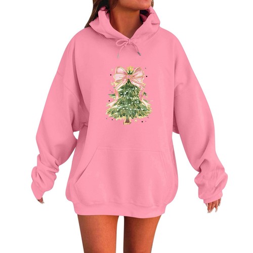 Women's Hoodies Sweatshirts Clothes Teen Girl Casual Sweater Pullover Fashion - Picture 25 of 33