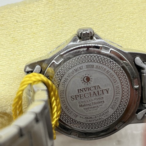 INVICTA Specialty Making History Trinite WOMEN'S BLUE DIAL STAINLESS WATCH 6908 - Picture 6 of 9