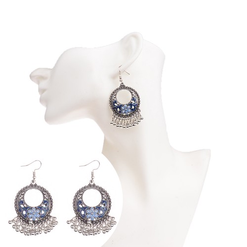 Women Bollywood Earrings Multi-style Tassel Dangle Ethnic Jhumka Jhumki Earrings - Picture 66 of 392