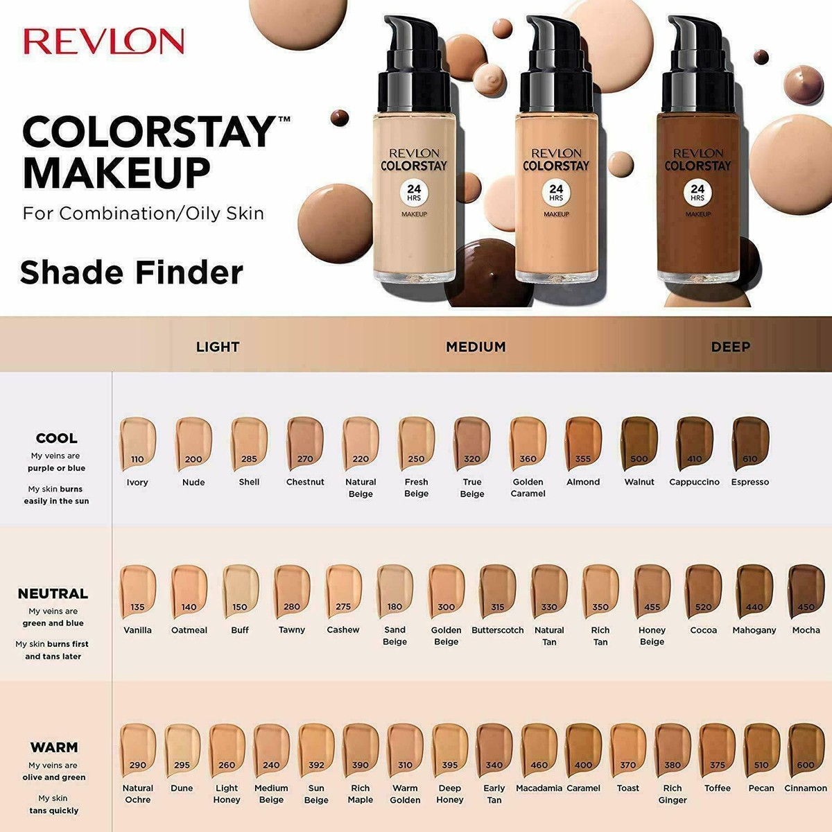 Revlon Colorstay 24 hour Matte Finish Foundation Makeup Choose your Shade