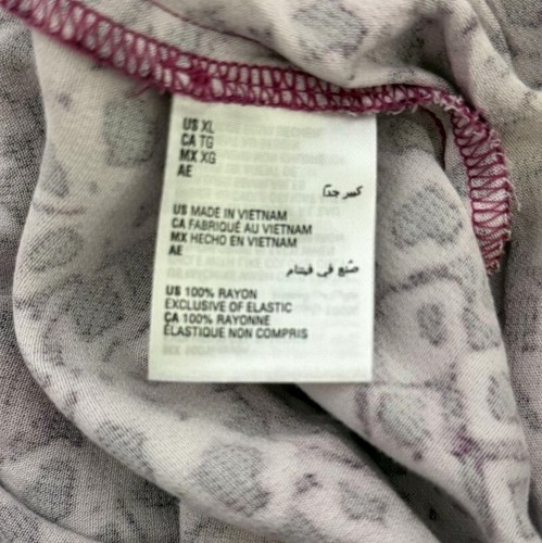 Mono INC Para Mujer XL Púrpura Geométrico Pierna Ancha Corpiño Ajustado Correas - Imagen 6 de 7