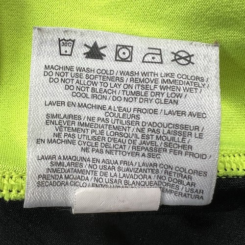 Nike Dri Fit Tee Men Small Athletic Cut Shirt Black Green Swoosh Athleisure Top - Picture 8 of 10
