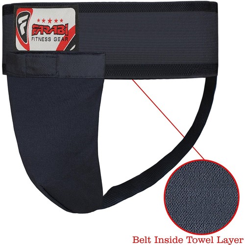 Farabi Groin Guard Boxing Mix Martial Arts Protector Boxing MMA Muay Thai Shield - Picture 2 of 4
