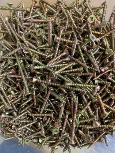 Mixed In The Pack Multi-Purpose Pozi Countersunk Wood Screws 12 - 60mm ZYP 1.5kg - Imagen 9 de 24