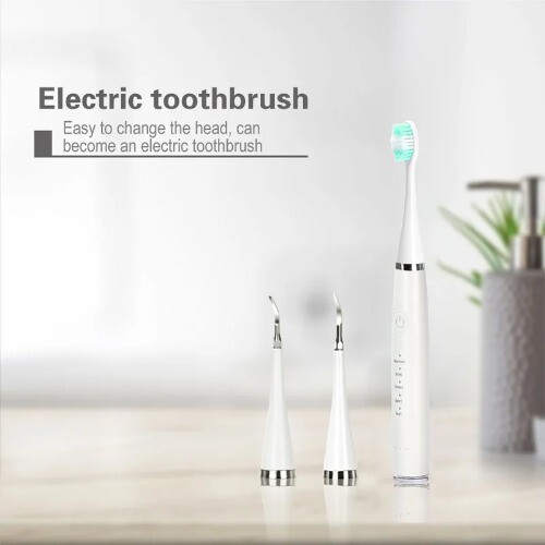 Sonic Electric Dental Teeth Scaler USB Calculus Fleck Zahnstein Plaque Remover Tool - Bild 3 von 23