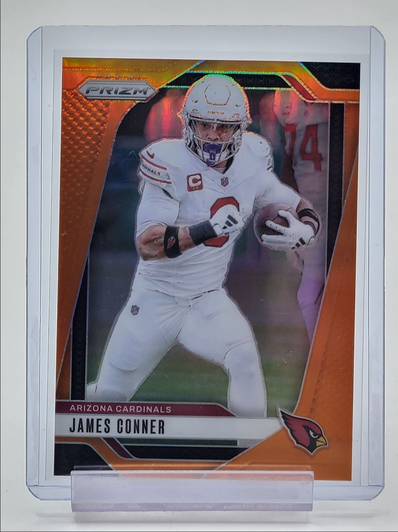 JAMES CONNER 2024 PANINI PRIZM FOOTBALL ORANGE CARDINALS /249 Q3928