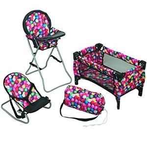 doll pack n play set