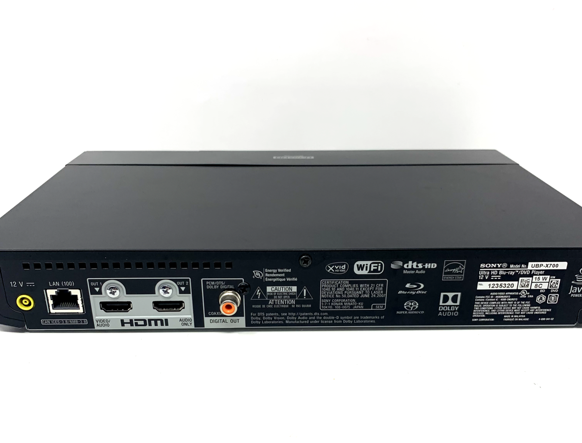 Sony UBP-X700 Streaming 4K Ultra HD Hi-Res Wi-Fi Blu-Ray Player - TESTED & CLEAN Sony UBP-X700 Streaming 4K Ultra HD Hi-Res Wi-Fi Blu-Ray Player - TESTED & CLEAN