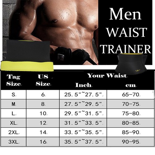 US Herren Schweiß Taille Trainer Tank Top Neopren Reißverschluss Weste Fatburner Body Shaper - Bild 15 von 15